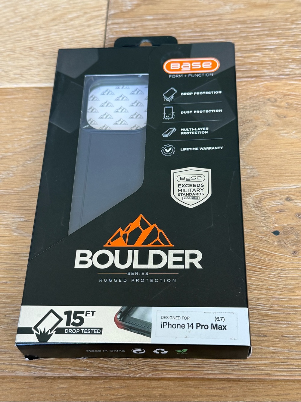 New IPHONE 14 PRO MAX (6.7) - BOULDER - HEAVY-DUTY RUGGED PROTECTIVE CASE - Blue